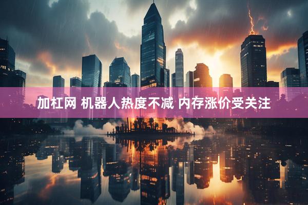 加杠网 机器人热度不减 内存涨价受关注